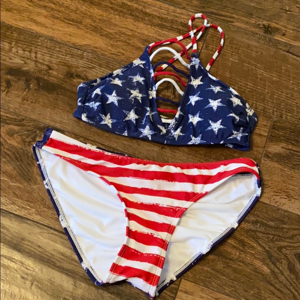 America themed swim set